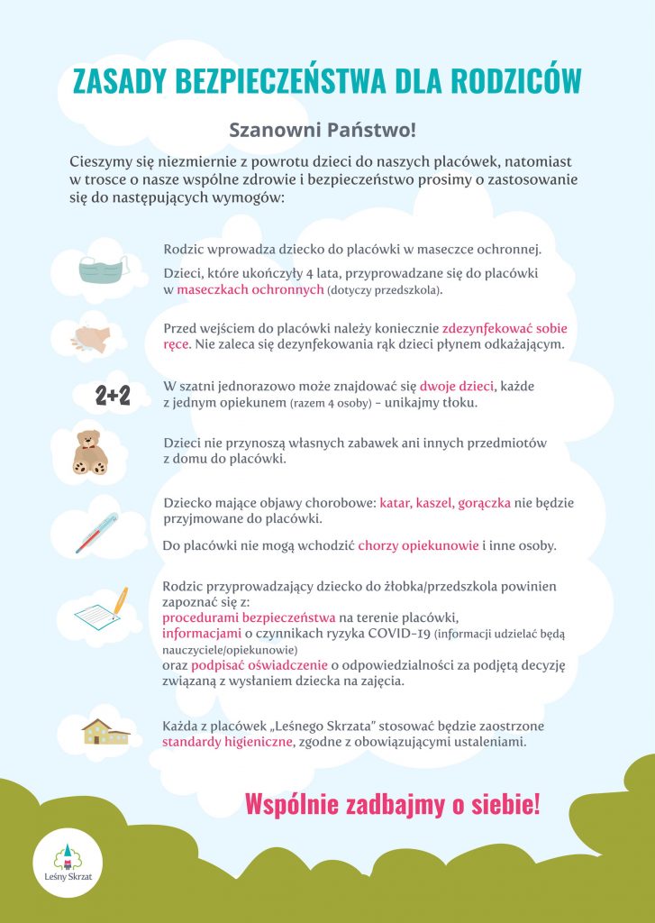 Zasady bezpieczeństwa dla rodziców